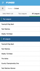 Top leagues for betting