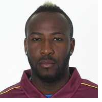 - Andre Russell from Jamaica is an all-rounder cricketer