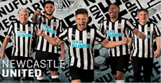 Fun88 is long term partner with Newcastle United Football Club as its official shirt sponsor